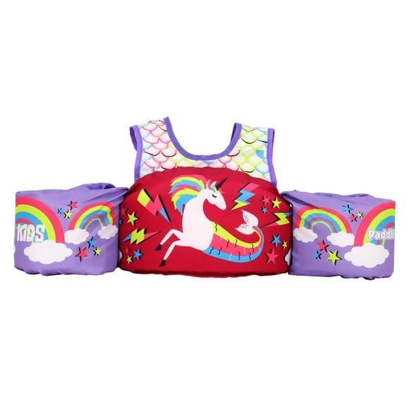 Body Glove Paddle Pals Patented Swim Jacket - Unicorn