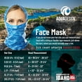 thumbnail image 4 of Aqua Design Neck Gaiter Face Mask For Women Washable Breathable Cloth: Aqua Design Balaclava: Pacific Sand size X-Large, 4 of 7