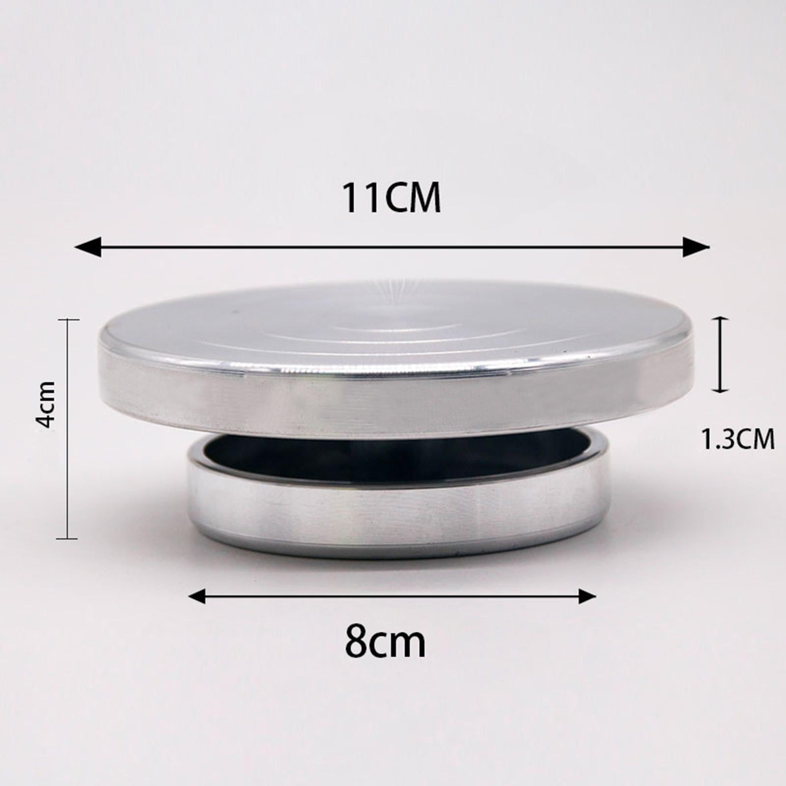 GUOOL Wheel Turntable Pottery Revolving Turn Table Crafting Platform Cake Decorating for Model Crafts Supplies , 11cm