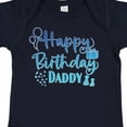 thumbnail image 4 of Inktastic Blue Happy Birthday Daddy Boys or Girls Baby Bodysuit, 4 of 5