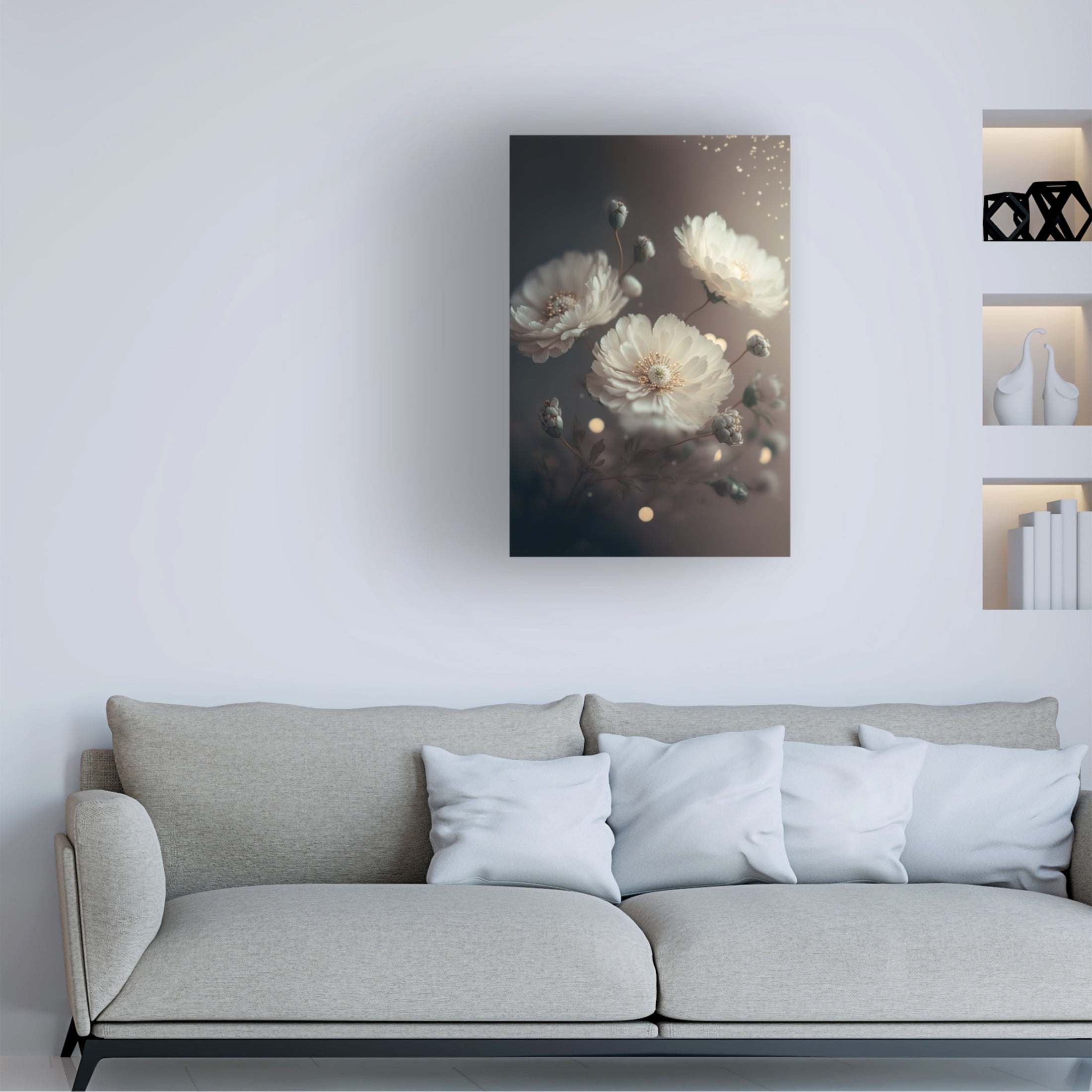 Canvas Wall Art - Treechild 'When Night Falls' Wall Art for Living Room, Bedroom, or Office D?cor by Trademark Fine Art - 16 x 24 Inches