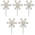 thumbnail image 2 of Northlight Lighted Snowflake Outdoor Christmas Pathway Markers - 14.25" - Set of 5, 2 of 6