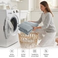 thumbnail image 3 of Ameha 2-Piece Linen Bedspread Set Ultrasonic Chevron Pattern Lightweight Quilt Set Grey Twin, 3 of 8