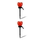 thumbnail image 4 of Luz de estaca solar impermeable Naiovety Decoración jardín LED corazón Rojo rosa IPX5, 4 of 6