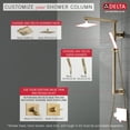 thumbnail image 2 of Delta Universal Showering Components: Shower Column 18" Angular, 2 of 2