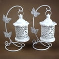 thumbnail image 3 of SPRING PARK Hollow Flower Butterfly Candle Holder Stand Bracket Candlestick for Wedding Decorations, Parties, or Everyday Home Decor, 3 of 7