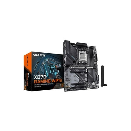 GIGABYTE X870 GAMING WIFI6 AM5 LGA 1718, ATX, DDR5, 3x M.2, PCIe 5.0, USB4, WIFI 6, 2.5GbE LAN, EZ-Latch, 5-Year Warranty
