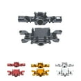 thumbnail image 1 of mmirethe Front And Rear Axle Housings For ZP1001 ZP1002 ZP1003 ZP1004 Aluminum Alloy Crawler Compact Yet Durable Design 2pcs Black, 1 of 6