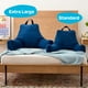 thumbnail image 5 of Linenspa - Almohada de Lectura con Memory Foam en Trozos - Cojín para Leer o Descansar - Soporte para Espalda - Para Niños o Adultos - Tamaño Extra Largo, 5 of 9