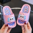 thumbnail image 2 of WZEIIOT Baby Girls Slide Sandals Cute Cartoon Bunny Bathroom Pool Sandals Non- Open Toe Pillow Slippers Outdoor Lightweight Breathable Home House Shoes Us Size:8.5, 2 of 4
