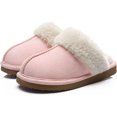 thumbnail image 1 of Pantoufles en Mousse Mémoire Duveteuses pour Femmes, Chaussures d'Intérieur et d'Extérieur Moelleuses pour Femmes et Filles pour l'Hiver, 1 of 7
