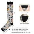 thumbnail image 3 of FORMRS Womens Knee High Socks Casual Long Thick Travel Daily Wear, 2 Pairs, Acorn Leaves Pattern, 3 of 6