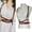 Coffee, variant on punk waist belt women pu pu leather skinny body adjustable belts with gothic circle for party belt strap suspender corset black