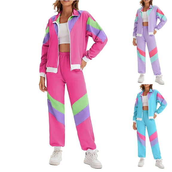 Ashirexll Outfits for Women, Womens Winter Sets, Fashion Sports Casual Long Sleeve Top and Pants Set with Pockets