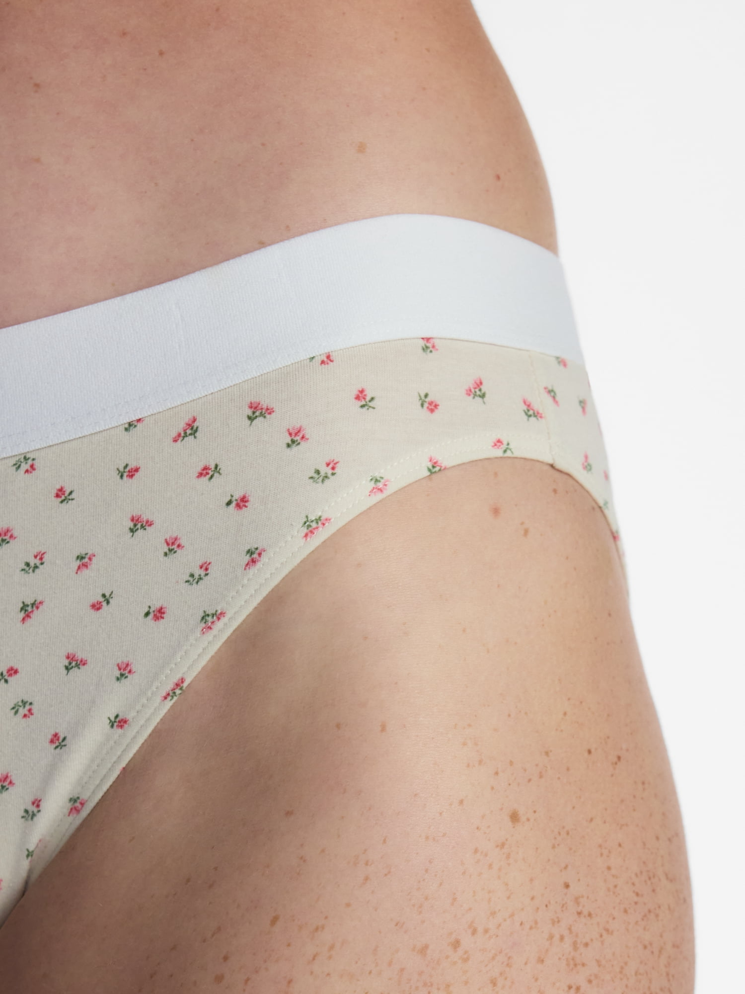 No Boundaries Cotton Stretch Jersey Bikini Panty, Women's XS-XXXL