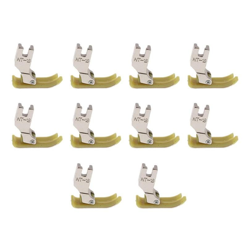 10Pcs Sewing Machine Presser Foot Feet Set for Flat Industrial Sewing