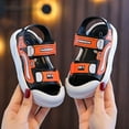 thumbnail image 3 of Boys Athletic First Walking Sandals with Protective Toe Summer Outdoor Sport Prewalker Shoes for Toddler Kids, 3 of 4