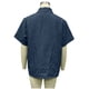 thumbnail image 3 of Blusa y camisa de manga corta con cuello vuelto para hombre, color liso, manga corta, solapa, informal, con botones, blusa para hombre, 3 of 4