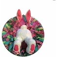 thumbnail image 1 of Easter Bunny Ornaments for Front Door, Outdoor Hanging Welcome Sign, Wreath Setting, Craft Supplies, Front Door horn, 28x25cm, 1 of 2