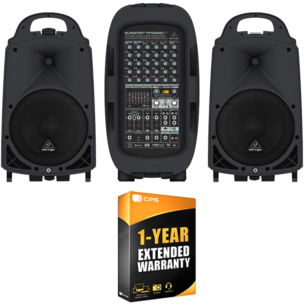 behringer europort ppa2000bt portable pa system