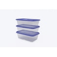 thumbnail image 2 of Prichos Juego de 3 Contenedores Rectangulares Altos de Plástico Varios Modelos de 700 ml, 2 of 4
