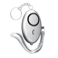 thumbnail image 3 of Alarma personal 130DB Llavero de alarma de seguridad para mujer Plata Yuyangstore alarma personal con luz, 3 of 8