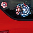 thumbnail image 2 of Captain America 815385 Captain America Action Car Decal, 2 of 2