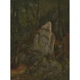 thumbnail image 3 of Asher Brown Durand 19x24 Black Modern Framed Museum Art Print Titled - Study of Rocks in Pearson's Ravine (Mid-1850s), 3 of 5