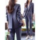 thumbnail image 4 of Chaqueta de traje para mujer, primavera y otoño, estilo informal, elegante, formal, vestido profesional, 4 of 5