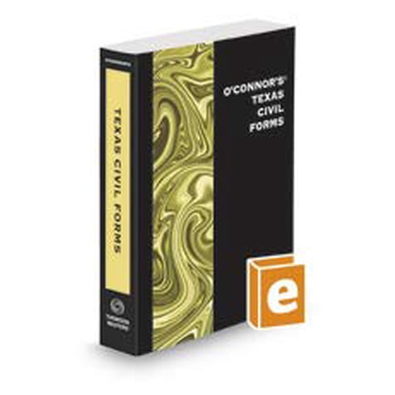 Pre-Owned O'Connor's Texas Civil Forms, 2020 ed., 9781539210627, 1539210626, Paperback,