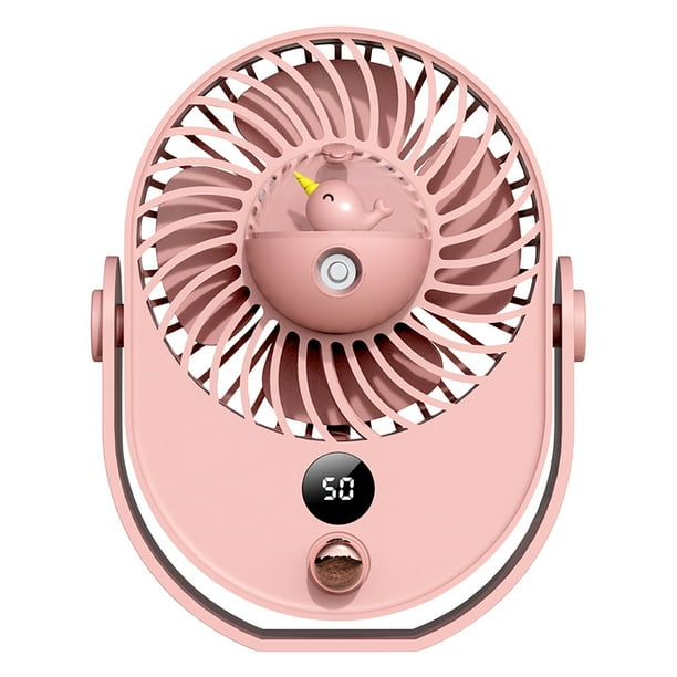 Ganfancp Mini Ventilador Portátil 3 Velocidades Ventilador Usb Recargable Escritorio Fuera de Viaje Rebajas Hoy Liquidación Un Fan.