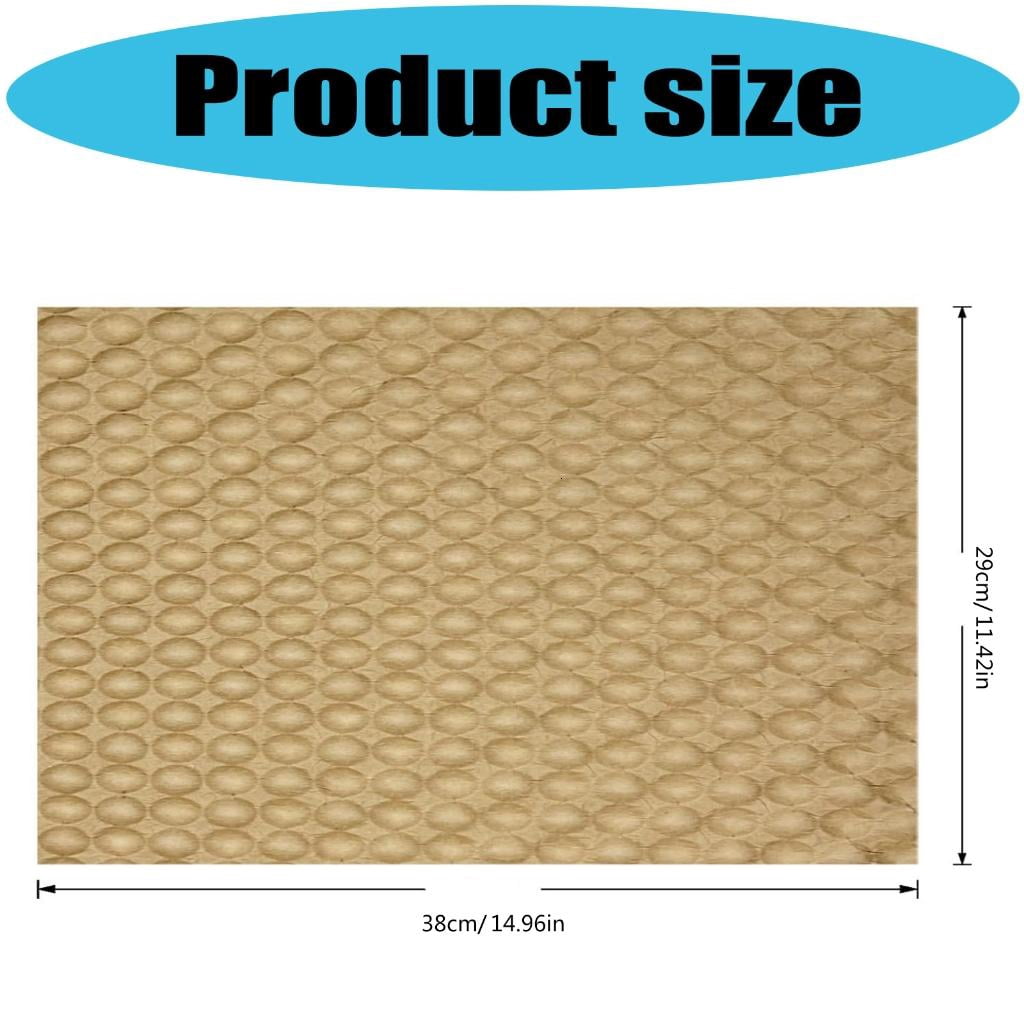 Yihuala Pack of 100 Safe Paper Bubble Wrap Cushioning Wrap for Toy Packaging and Sensitive Products