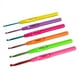thumbnail image 5 of 6 pcs Candy Color Crochet Hook, Aluminum Crochet Hooks Knitting Needles Kits with Ergonomic Plastic Handle Marked Different Sizes, 5 of 5