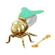 thumbnail image 3 of Tarro de miel de abeja, contenedor versátil y novedoso, estatua de abeja, tarro moderno para condimentos y azúcar. Color C, 3 of 9