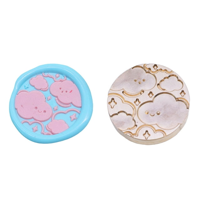 Ndcxsfigh Cabeza Cobre 25 Mm Cabeza Cera Esmalte Vintage Clásico para Tarjeta Boda (11)