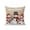 Brown, variant on Merry Christmas Outdoor Throw Pillow with Insert, 12"x20" Winter Holiday Snowmen Snowflakes Buffalo Red Waterproof Decorative Patio Pillows for Chair Back Support, Sofa & Bench