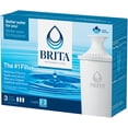 thumbnail image 2 of Brita Standard Replacement Filter, Reduces Contaminants while keeping healthy minerals, Certified by WQA to reduce Chlorine for improved taste, Made without BPA, Replace after 151 litres, 2 of 10
