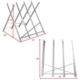 thumbnail image 2 of Goplus Cheval-Scie Pliable Cheval-Scie en Acier Robuste Portable 220 Lb, 2 of 9