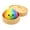 #12, variant on Rainbow Glitter Dumpling Squishy Soft Squeeze Decompression Dough Fidget Toy with Steamer, Multicolor