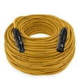 thumbnail image 1 of Balanced XLR Cable Male to Female - 150 Feet Yellow - Pro 3-Pin Microphone Connector for Powered Speakers, Audio Interface or Mixer for Live Performance & Recording, 1 of 4