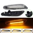 thumbnail image 2 of Maytalsory 2piece LED Dynamic Side Marker Turn Signal Side Marker Sequential Blinker Turn Signal Light Durable Transparent+PIN, 2 of 6