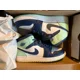 thumbnail image 2 of A i r-Jor-dan 1 mid mystic navy/mint foam white size 6.5, 2 of 4