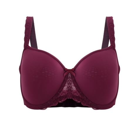 

XINSHIDE Women Lingerie Solid Color Sexy Lace Stitching Glossy Underwear Women