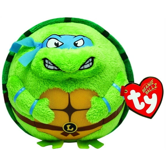 Ty Beanie Ballz Leonardo Blue Mask