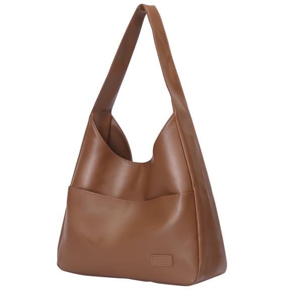 Large Genuine Leather Hobo Tote Bag for Women - Soft Shoulder Handbag