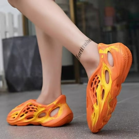 

Foam Runner Shoes Women Men Non-Slip Walking Sandals Cloud Slides Slippers Platform Pillow Sandals Comfy Lightweight Slip-On Foam Runners Sports Slides