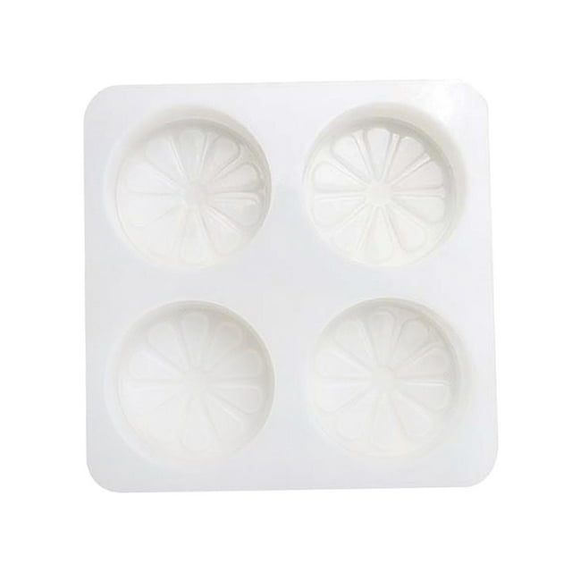 de Jabón de 4 Agujeros, Rebanada de , de Silicona para Tartas, Pastelería, Chocolate, Hornear, Dulces, , Manualidades DIY