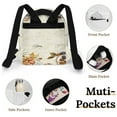 thumbnail image 4 of Fall Flowers Leaves Butterfly Dragonfly Oil Painting Small Backpack Cute Mini Backpacks For Woman Lightweight Daypacks, 4 of 8