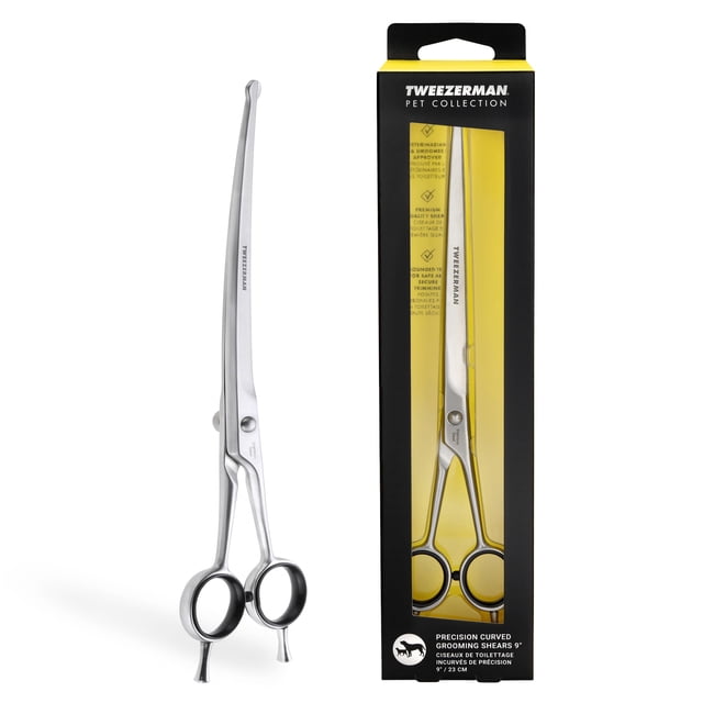 Tijeras de Grooming Tweezerman 9" con Puntas Redondeadas de Seguridad