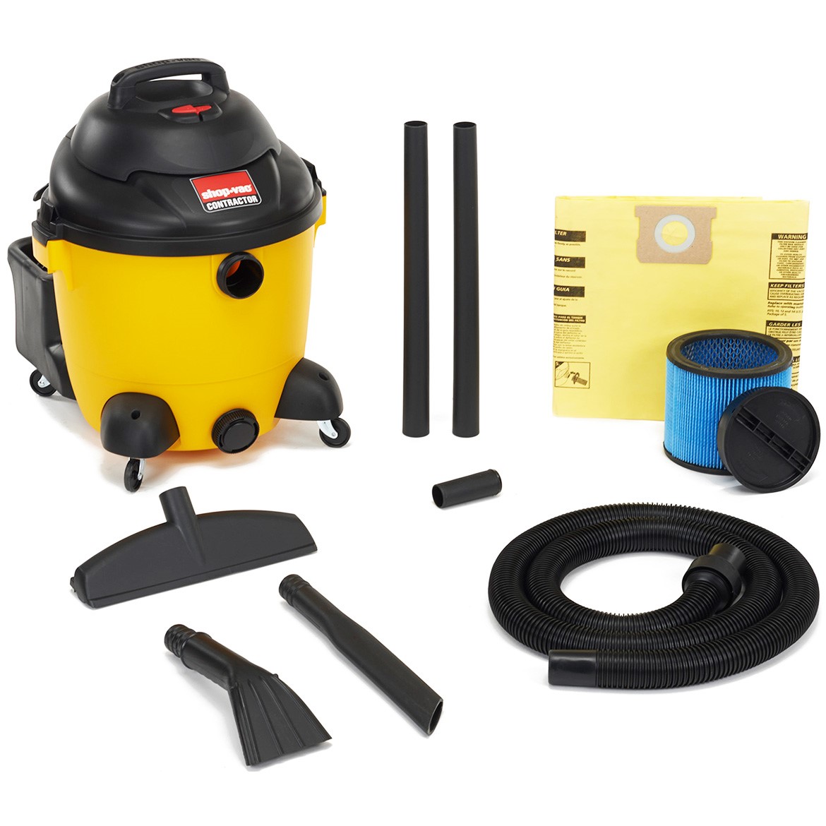 The Right Stuff Series Industrial Wet/Dry Vacuums, 10 gal, 4 hp - image 3 of 3